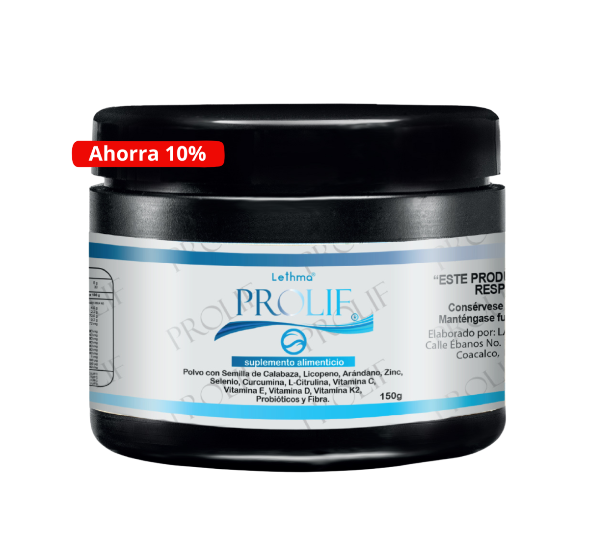 Prolif 150 g – Bienestar Prostático Natural, 30 tomas