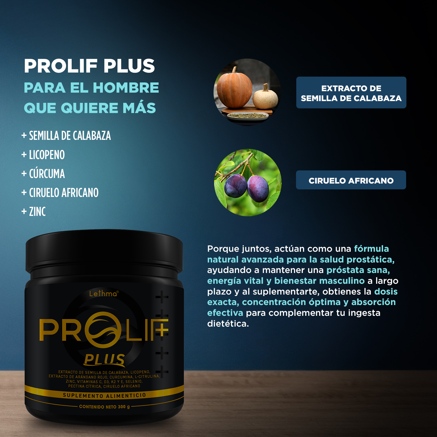 Prolif Plus 300 g - 60 tomas, sabor: Cereza - Imagen 6