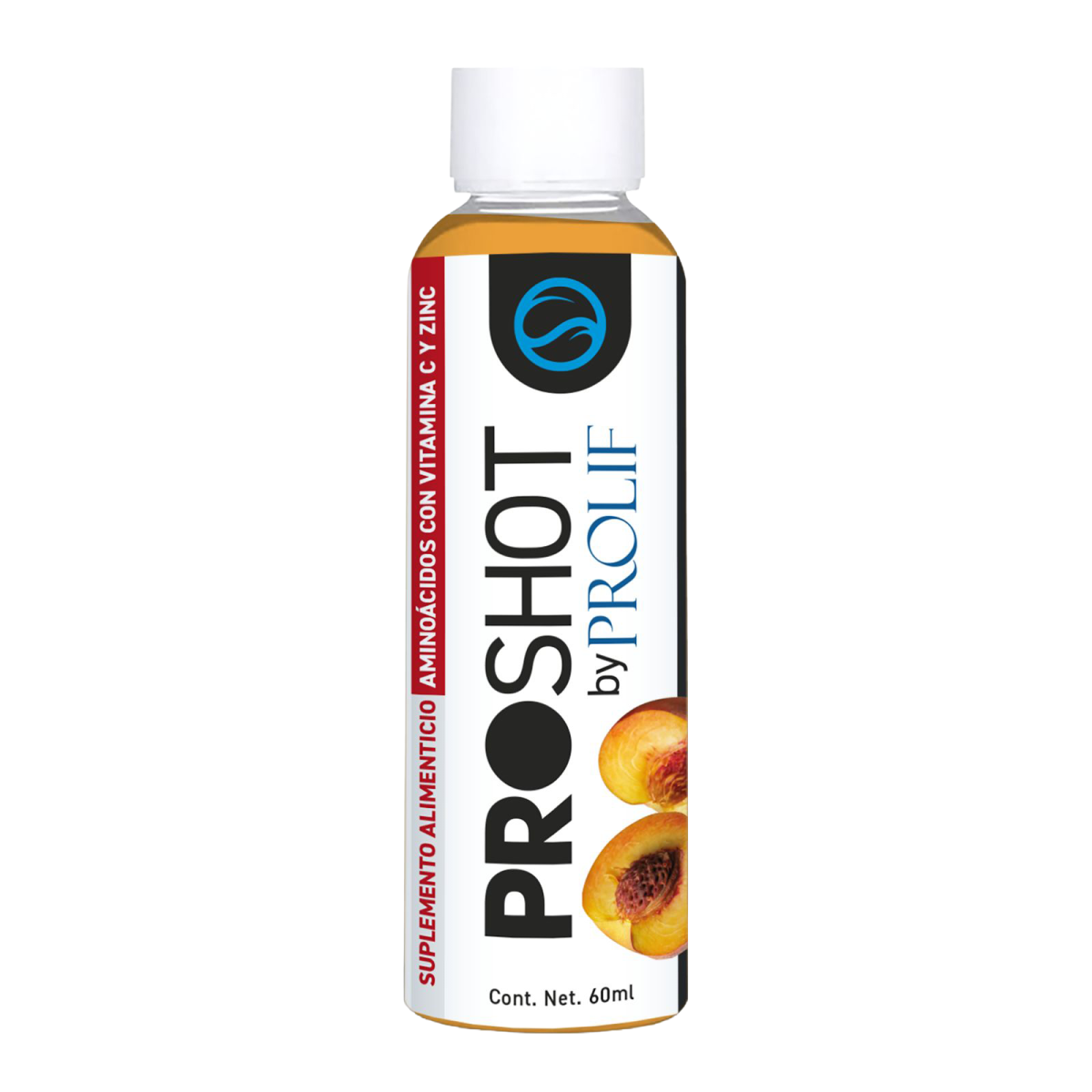 PRO SHOT – Pack 6 días, 60 ml c/u, Sabor: Durazno